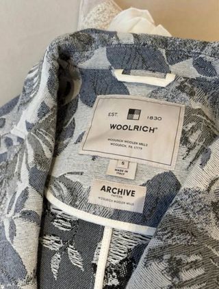 Abrigo Woolrich Archive Estampado Talla S