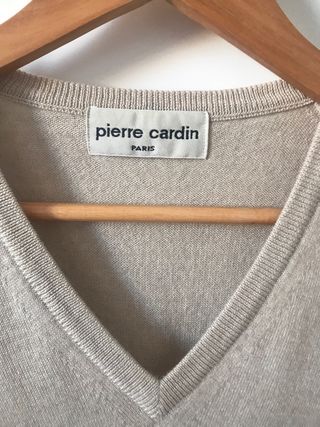 Jersey Pierre Cardin Hombre XL Beige Elegante