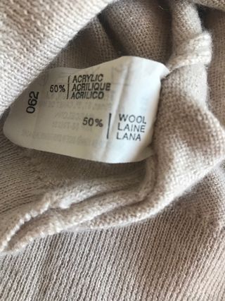 Jersey Pierre Cardin Hombre XL Beige Elegante