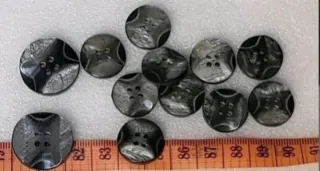 Lote 15 botones curvados- 9 colores