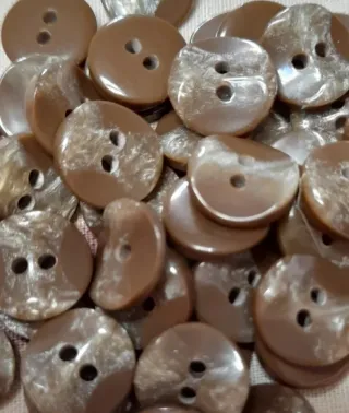 Lote 15 botones curvados- 9 colores