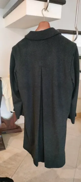 Cappotto Loden 100% Lana Vergine grigio taglia 50