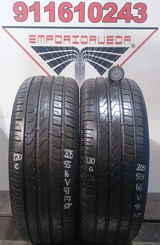 205 55 16 V PIRELLI RUEDA AL 90% VIDA UTIL
