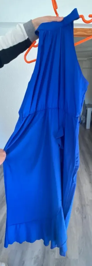 Vestido largo azul