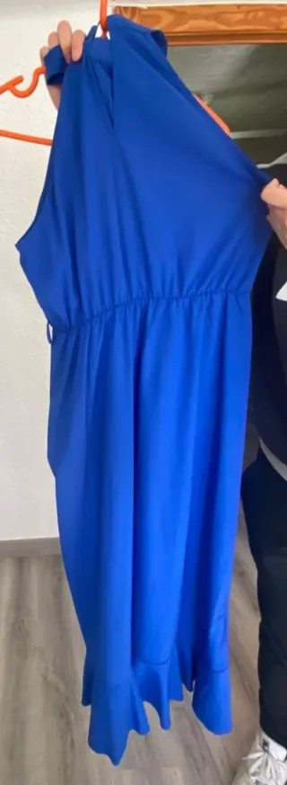 Vestido largo azul