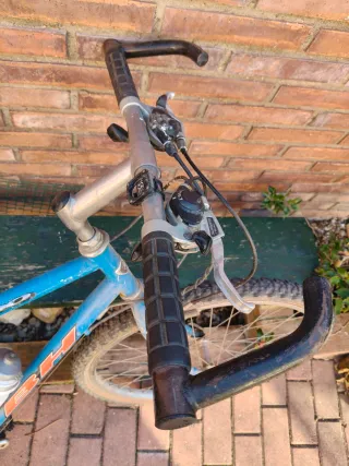 Bicicleta Azul Montaña.