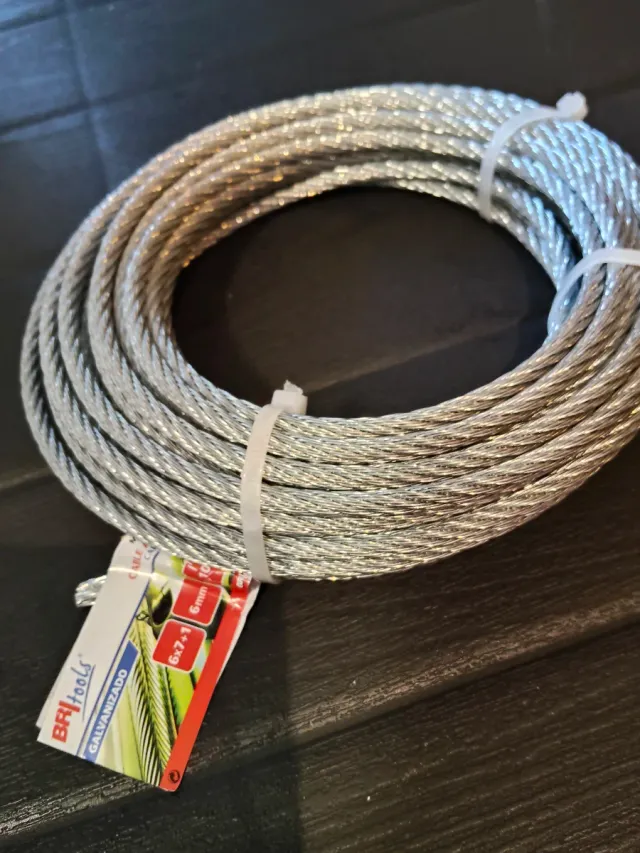 Cable Acero Galvanizado BriTools 6mm 10m