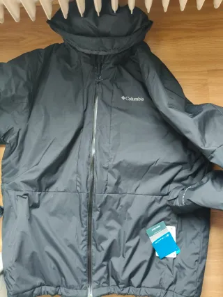 Abrigo Columbia Negro