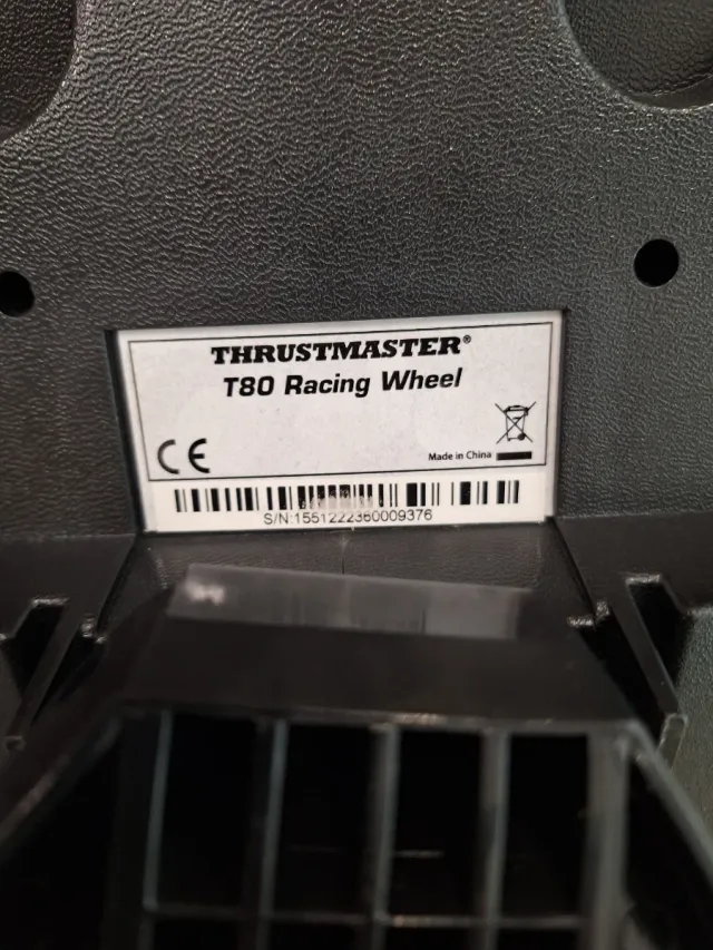 Volante Thrustmaster T80 PS3/PS4 + Pedales