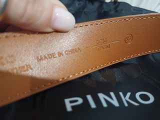 Cintura Pinko fibbia uccelli oro