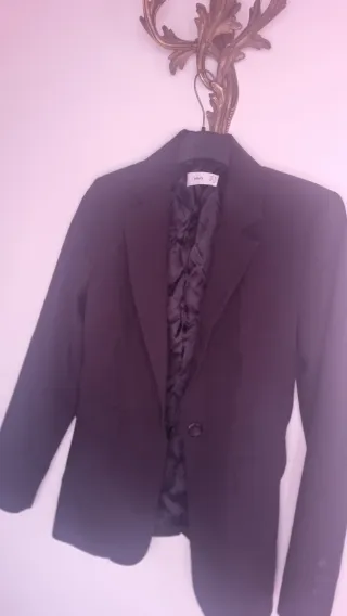 Blazer Mango Negro Talla 36