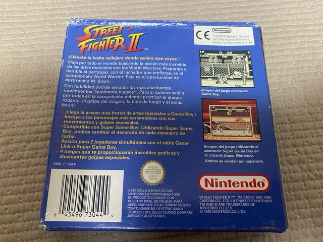 STREET FIGHTER II 2 game boy esp