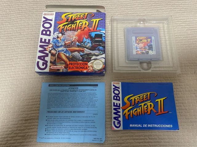STREET FIGHTER II 2 game boy esp