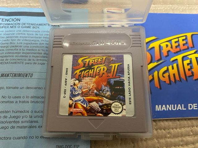 STREET FIGHTER II 2 game boy esp