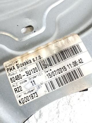 ELEVALUNAS DELANTERO DERECHO KIA SPORTAGE III (SL) (2)