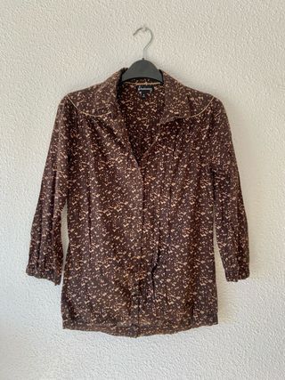 Blusa Stradivarius Estampada Talla S