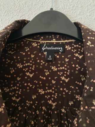 Blusa Stradivarius Estampada Talla S