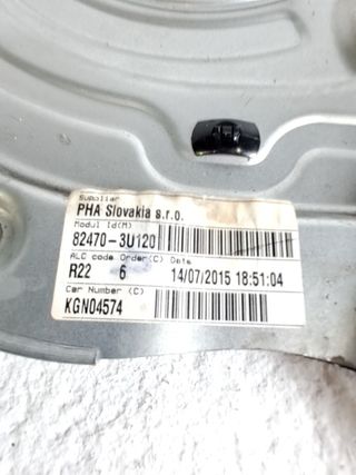 ELEVALUNAS DELANTERO IZQUIERDO KIA SPORTAGE III (SL) (2)