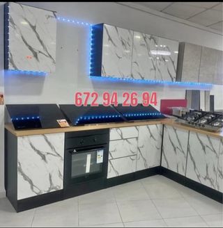 Cocina modular madera