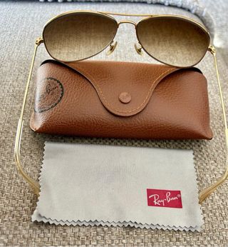 Gafas de sol Ray-Ban doradas