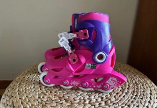 Patines en línea infantiles rosas y morados n 28