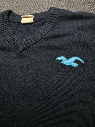 Jersey Hollister V-Neck Azul Marino