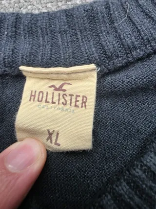 Jersey Hollister V-Neck Azul Marino