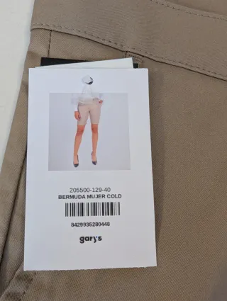 3x Pantalón Bermuda Mujer Gary's T-40 NUEVOS