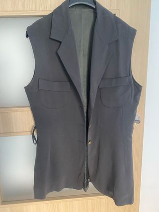 Chaleco imitación seda