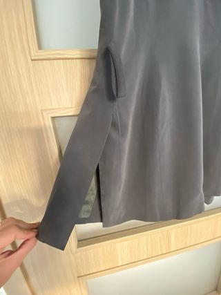 Chaleco imitación seda