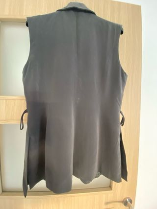 Chaleco imitación seda