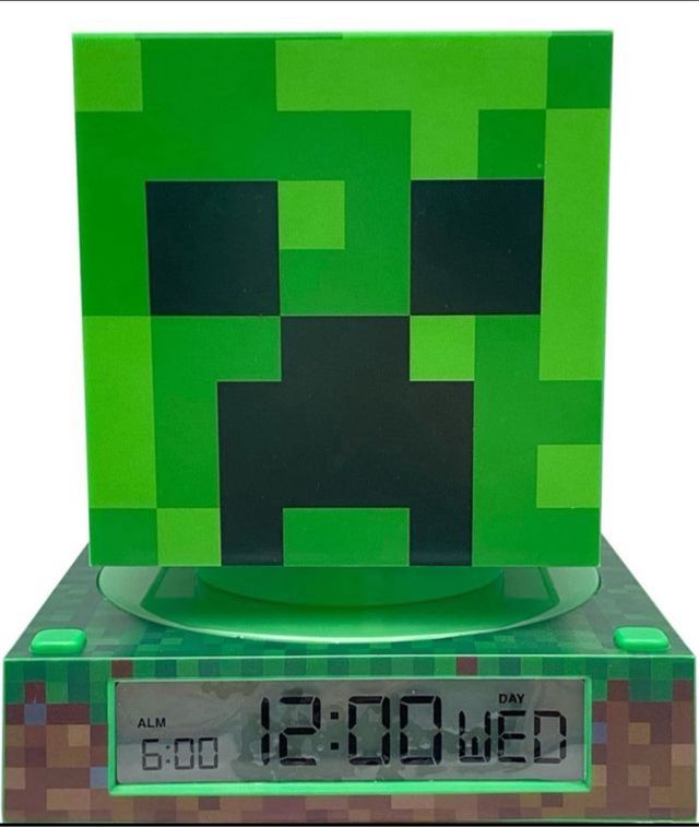 Lámpara LED Minecraft Creeper