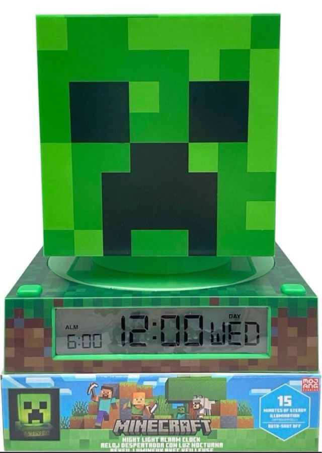 Lámpara LED Minecraft Creeper