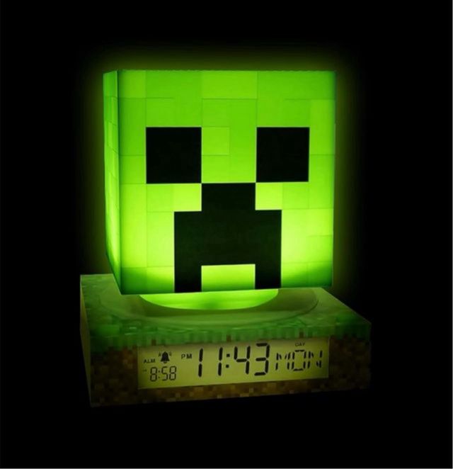 Lámpara LED Minecraft Creeper