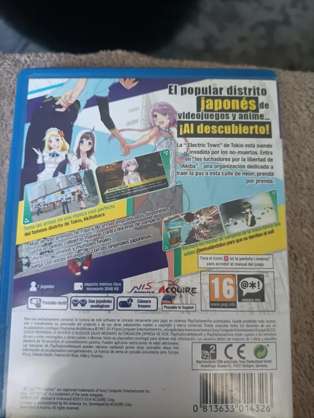 Akiba's Trip Undead & Undressed PS Vita