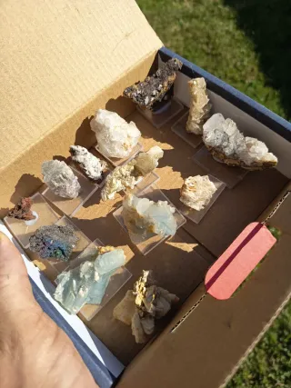 Coleção de Minerais Variados