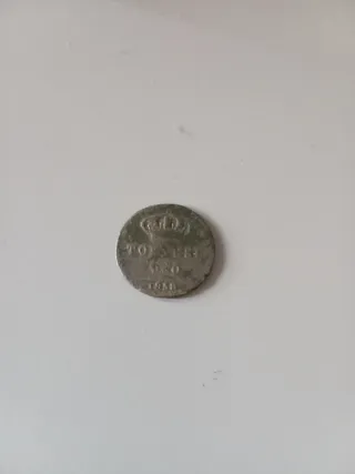 Moneta 1 tornese 1858