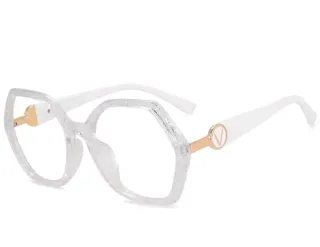 Gafas Moradas y Negras Hexagonales graduadas