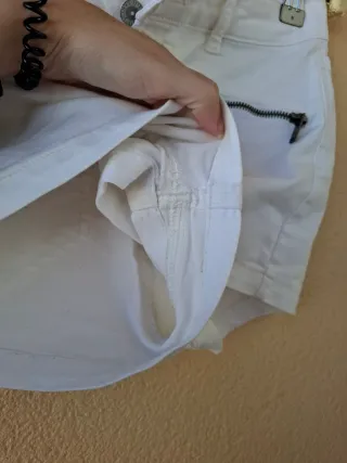 Short tiro alto cremalleras