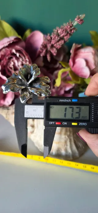 Anillo Orquídea Plata de Ley