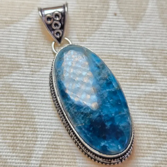 Colgante Plata 925 con Apatito Azul