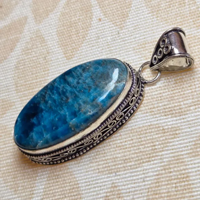 Colgante Plata 925 con Apatito Azul