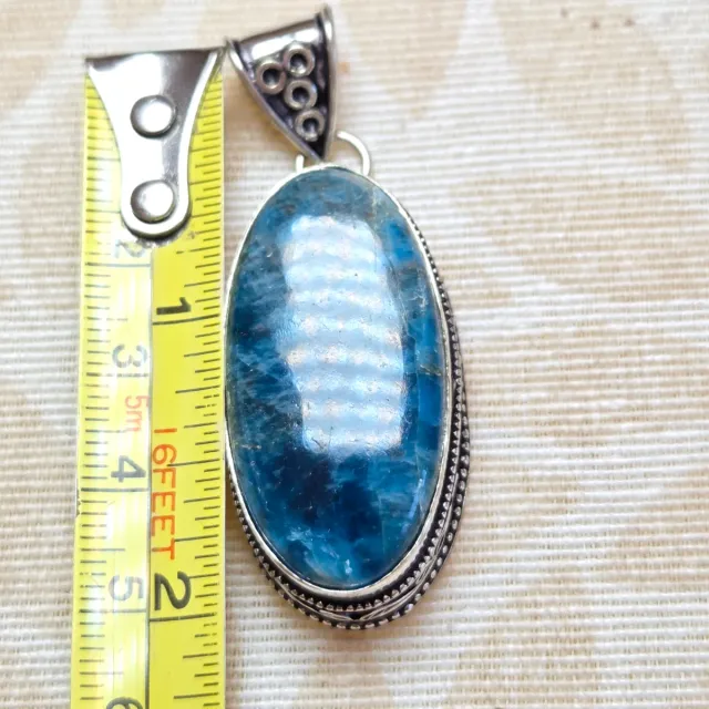 Colgante Plata 925 con Apatito Azul