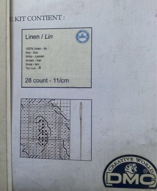 Kit Punto Croce DMC DECO Floral Fan