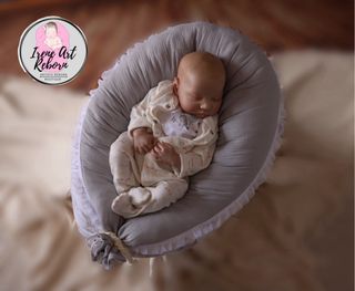 Cojín para reborn alegres elefantitos T.XL