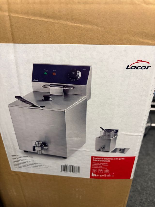 Freidora Eléctrica Lacor Profesional