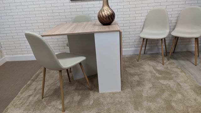 Mesa plegable con alas nueva