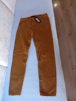 Pantalones Hakei mujer naranjas teja