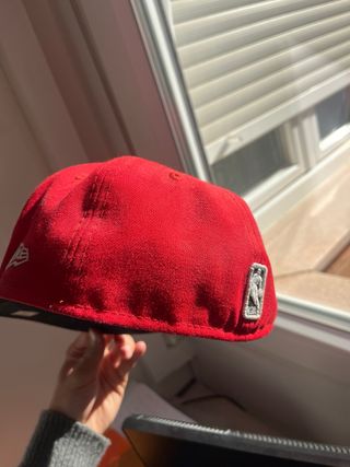 Gorra New Era Chicago Bulls Roja y Negra