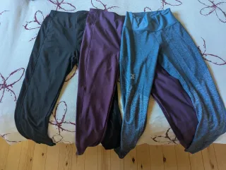 3 Mallas Fitness y Escalada Azules, negras y morad